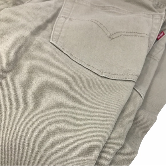 Levi Strauss 513 Khaki Denim Jeans - Picture 6 of 7